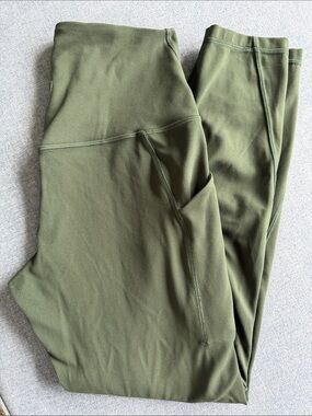 lululemon athletica Olive Green Leggings